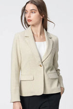 Lame Jacquard: Tailored Jacket