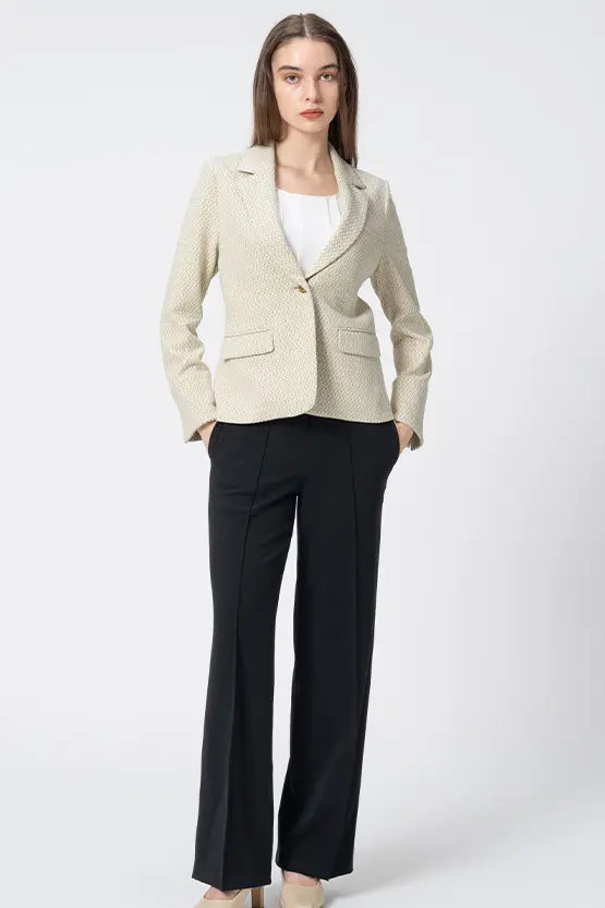 Lame Jacquard: Tailored Jacket