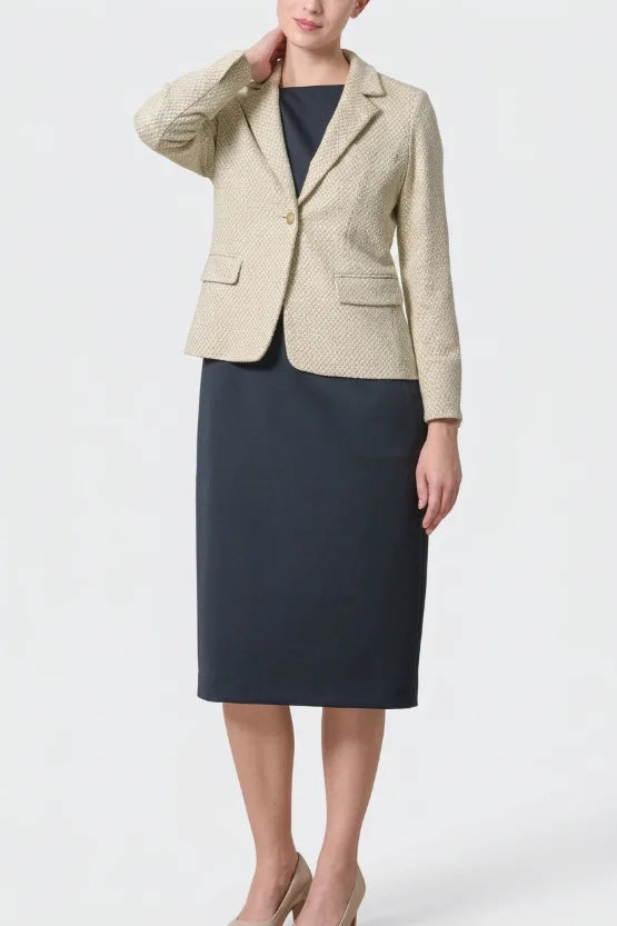 Lame Jacquard: Tailored Jacket