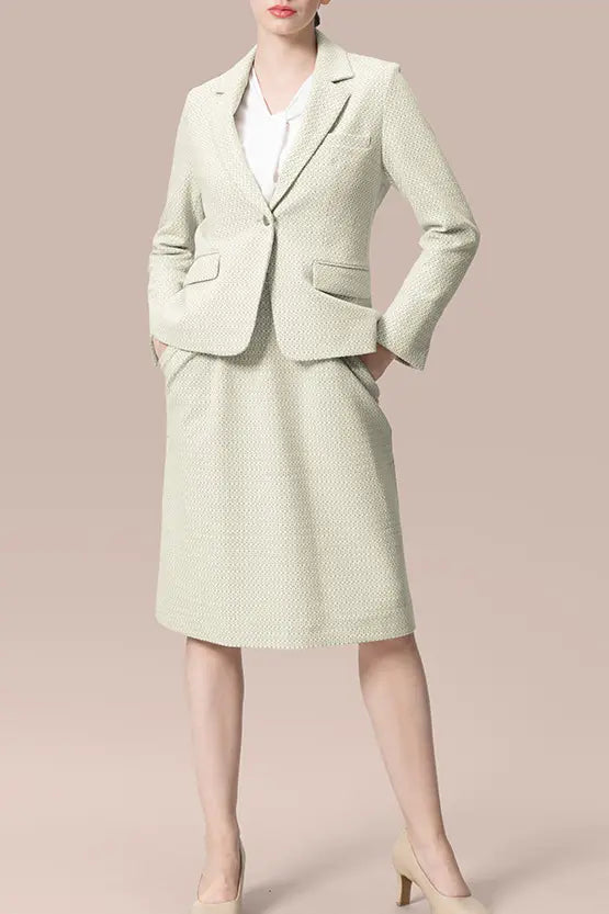 Lame Jacquard:Tailored Jacket