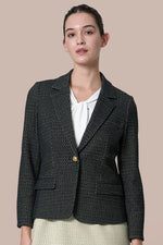 Lame Jacquard:Tailored Jacket