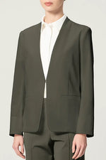 Tech Jersey: Collarless Jacket