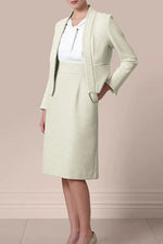 Lame Jacquard: Bolero-Length Jacket