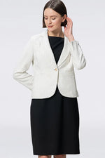 Stretch Lame Tweed: Tailored Jacket