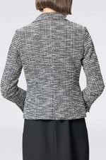 Stretch Lame Tweed: Tailored Jacket