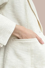 Stretch tweed: tailored jacket