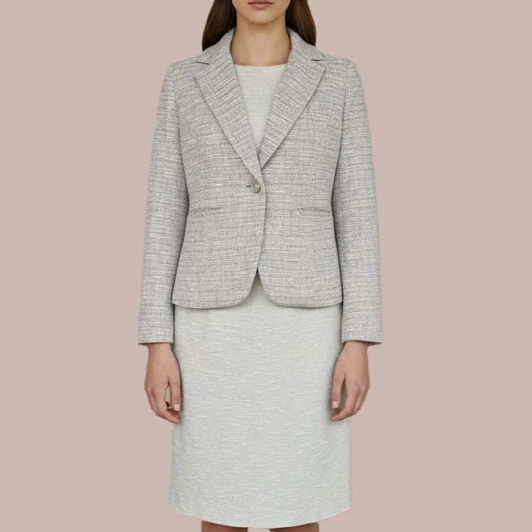 Instantly elevate your look with effortless elegance when paired with dresses or trousers.