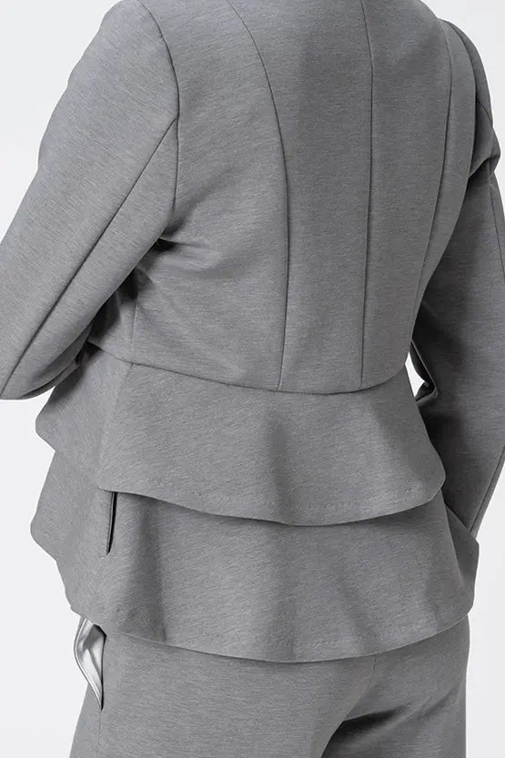 【Marshmallow Tech】Double Peplum Jacket