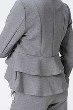 【Marshmallow Tech】Double Peplum Jacket
