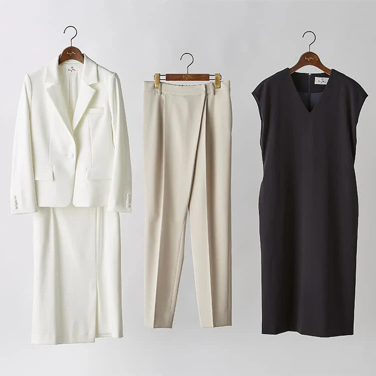 Transform into an elegant suit ensemble by pairing with a dress or bottoms in matching fabric.