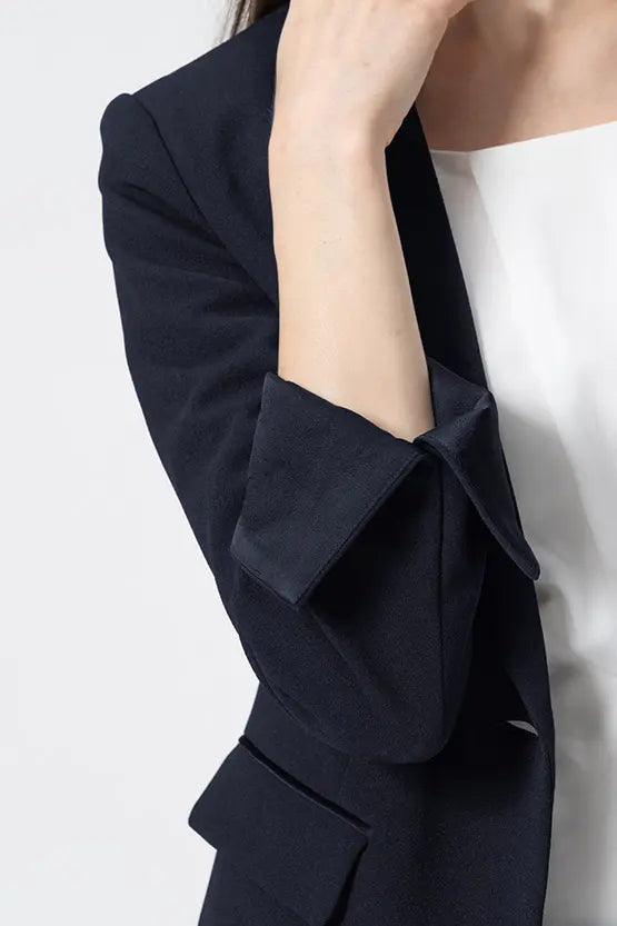【Comfort Georgette】Mode Tailored Jacket