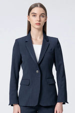 Active Warm Pinstripe: Mode Tailored Jacket
