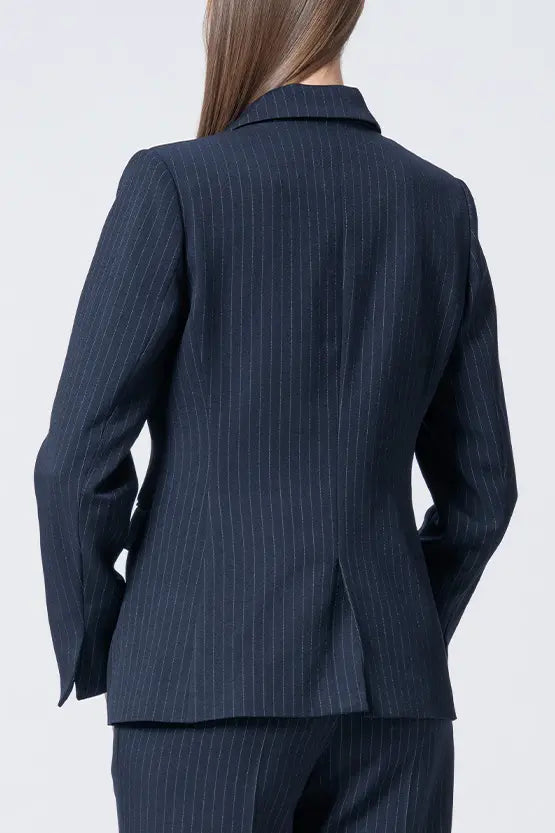Active Warm Pinstripe: Mode Tailored Jacket