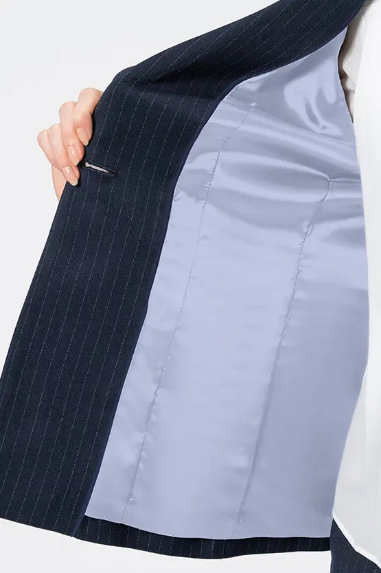 Active Warm Pinstripe: Mode Tailored Jacket