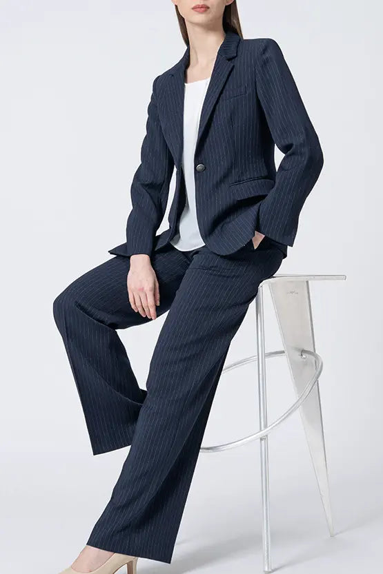 Active Warm Pinstripe: Mode Tailored Jacket