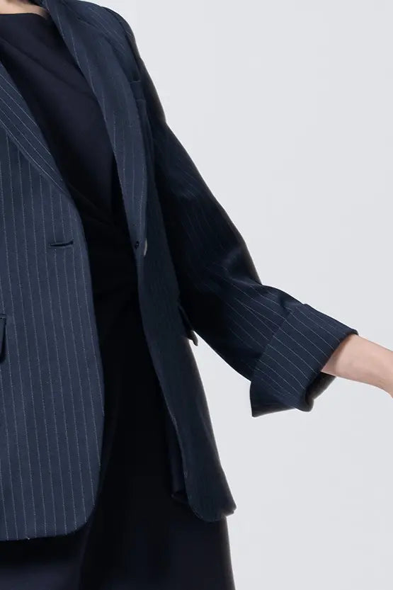 Active Warm Pinstripe: Mode Tailored Jacket