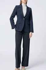 Active Warm Pinstripe: Mode Tailored Jacket