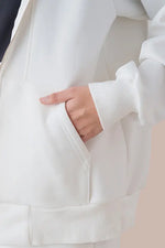 Space Material: Ribbed Hoodie