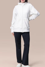 Space Material: Ribbed Hoodie