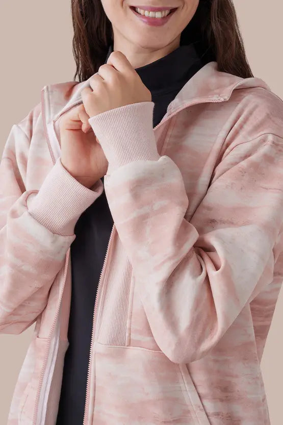 Space Material: Ribbed Hoodie