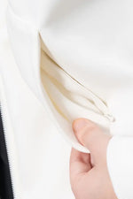 Space Material: Ribbed Hoodie