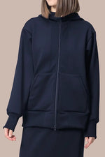 Space Material: Ribbed Hoodie