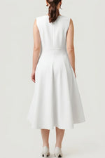Active Stretch: Short A-Line Front Zip Dress