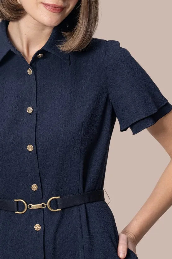 Stretch soccer: shirt dress