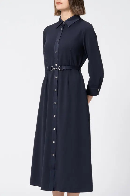 【Comfort Georgette】Shirt Dress