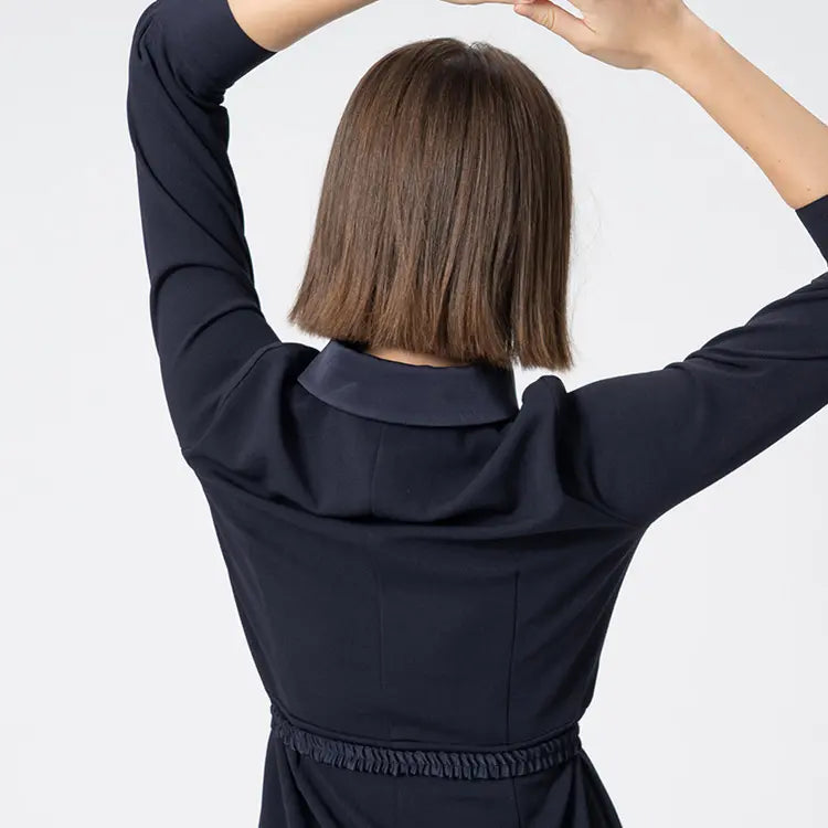 Ready for the Boardroom. High-Stretch Premium Georgette with All-Day Comfort