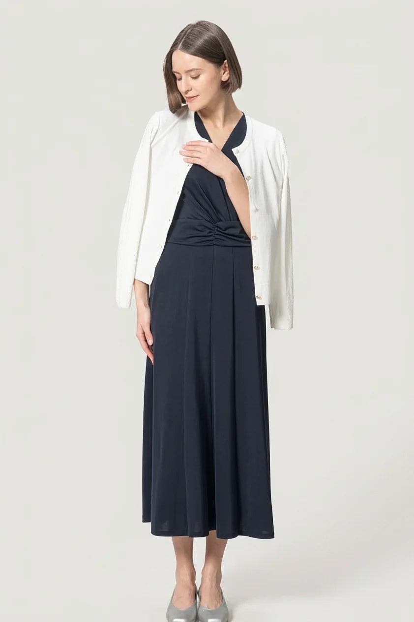 Stretch Jersey Long Marilyn Dress