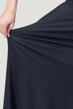 Stretch Jersey: Navy Long Marilyn Dress