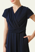 Hard-Twist Stretch / Comfort-Function: Smooth Twist Long Marilyn Dress