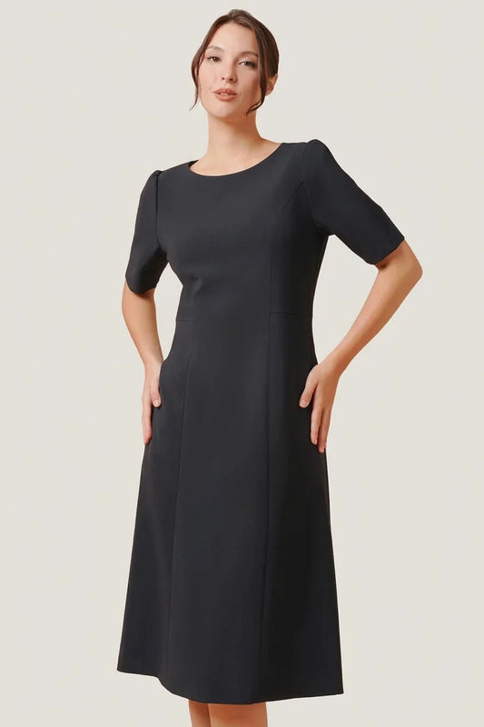 Smart Stretch: Smart Stretch Dark Navy A-Line Dress