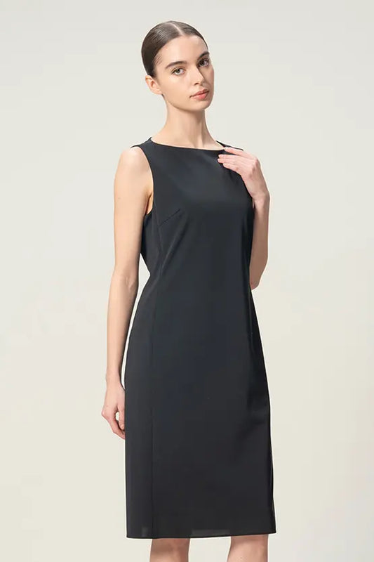 Tech Jersey: Minimalist Dress - Midi Length
