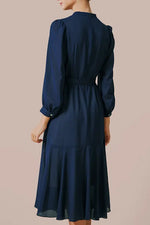 Stretch Chiffon: Long Mermaid Dress