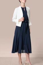 Stretch Chiffon: Long Mermaid Dress