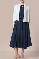 Stretch Chiffon: Long Mermaid Dress