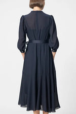 Stretch Chiffon: Long Mermaid Dress