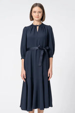 【Back Satin Georgette】Long Mermaid Dress
