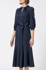 【Back Satin Georgette】Long Mermaid Dress