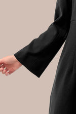 Space Material: Bell Sleeve Dress