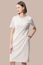 Smart Stretch: V-neck Essential Dress