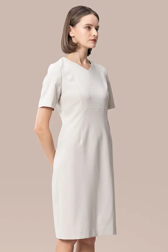 Smart Stretch: V-neck Essential Dress