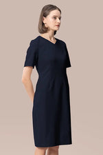 Smart Stretch: V-neck Essential Dress