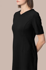 Space Material: V-neck Essential Dress