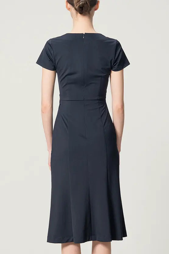 Stretch Jersey: Gathered Dress