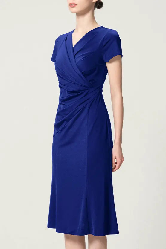 Stretch Jersey: Gathered Dress