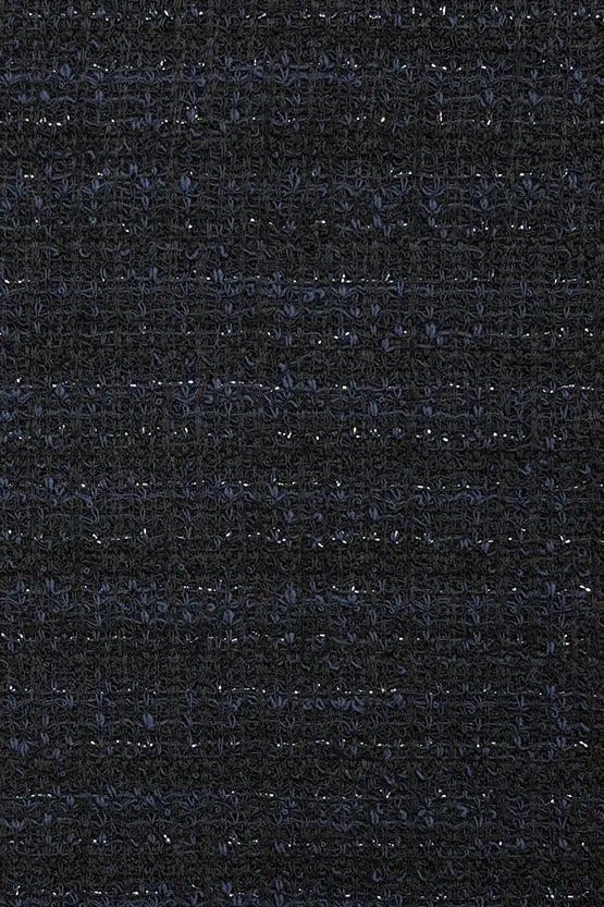 Boucle Tweed: Collarless Short Jacket