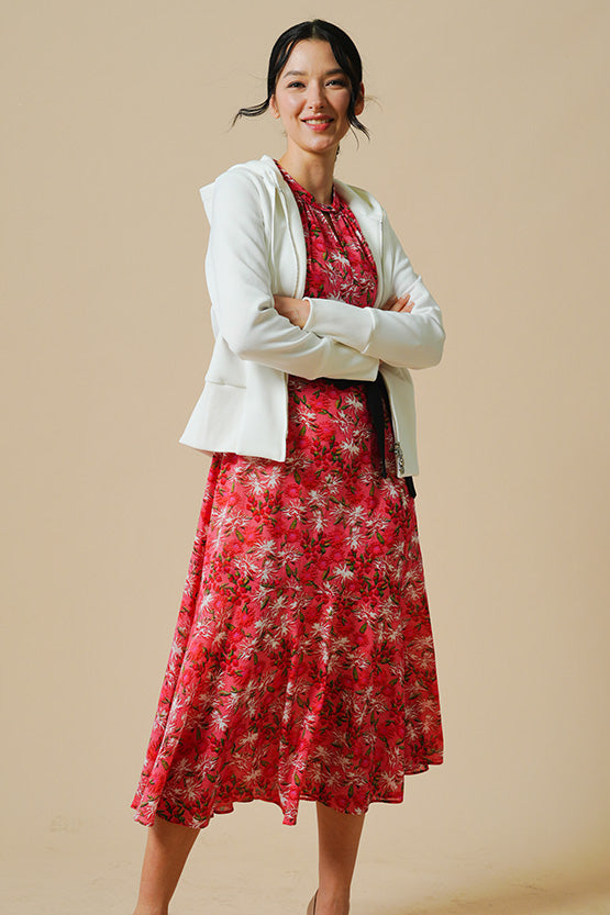 Reproduction / Stretch Chiffon: Stretch Chiffon Coral Margaret Long Mermaid Dress